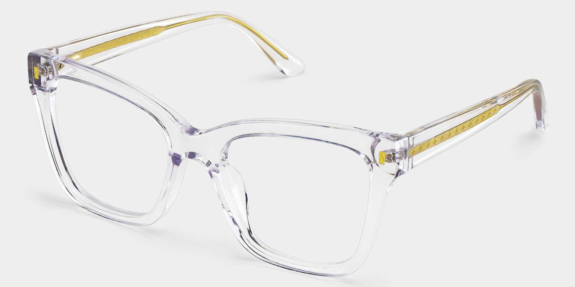 Square Crystal Eyeglasses Rory Acetate Frame Glasses3