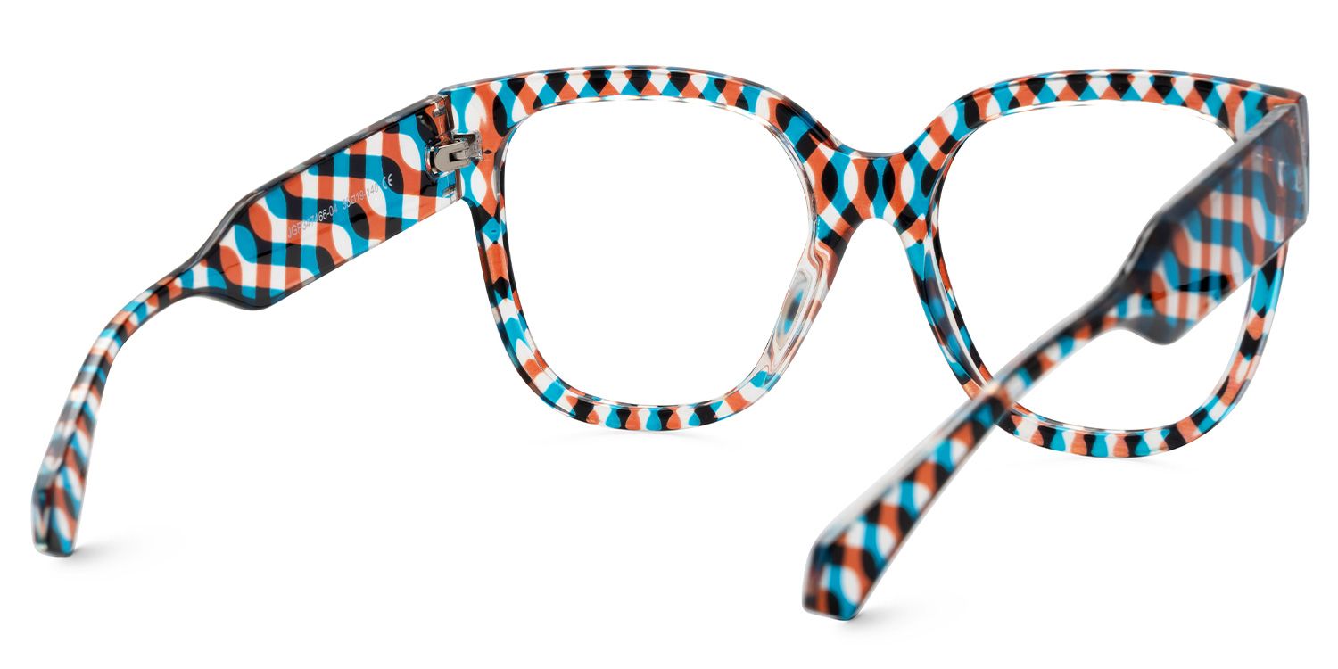 Reineke Multicolor Square Designer Eyeglasses3