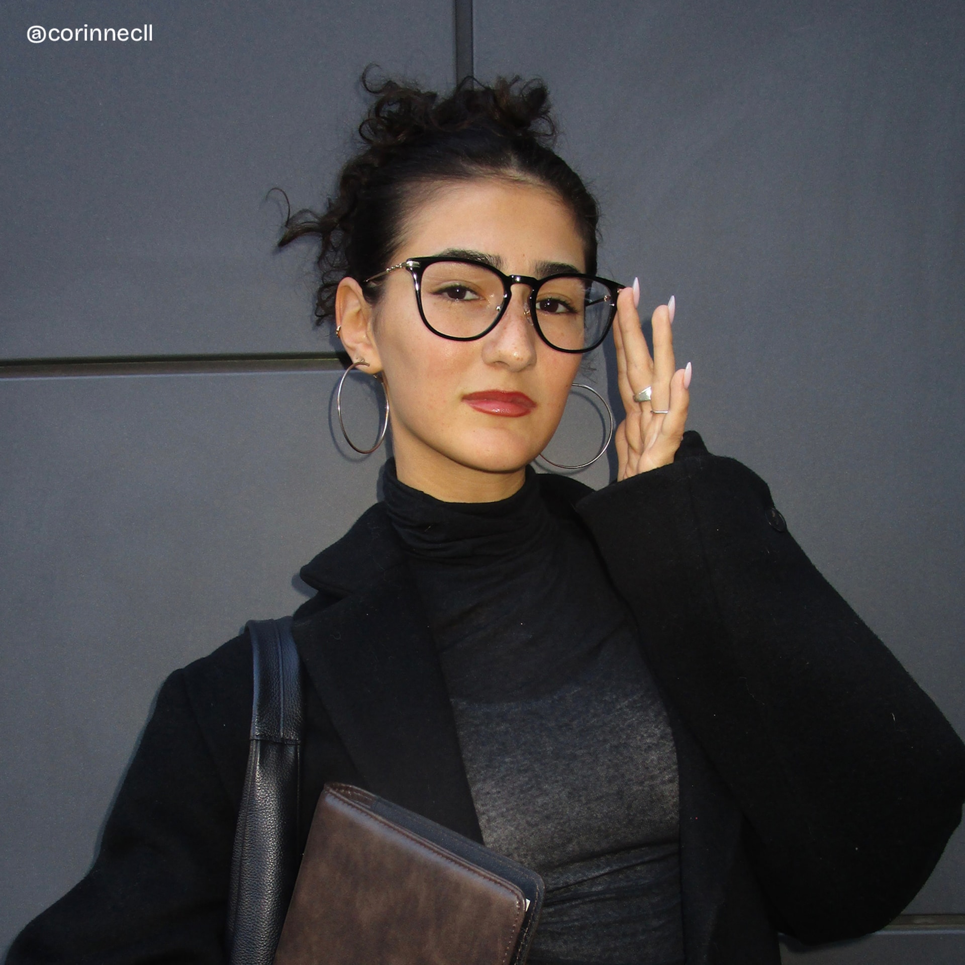 Laura Black Frame Glasses with Square Frame Online | ZEELOOL6