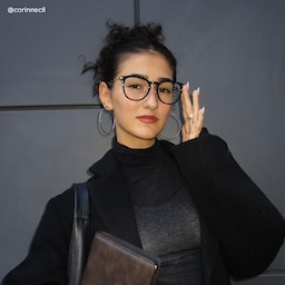 Laura Square Black Glasses6
