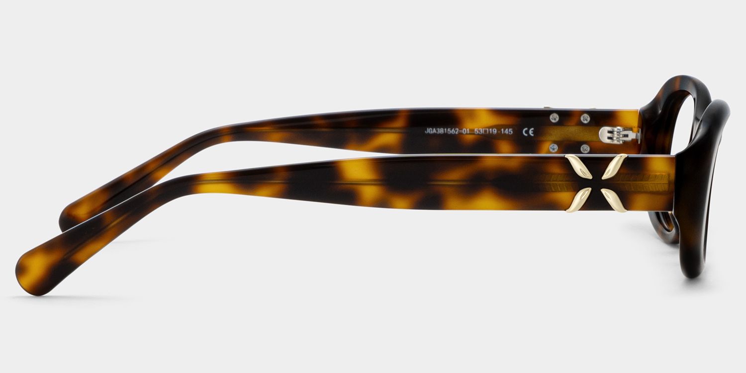 Catherine Tortoise Oval Frame Glasses Online | ZEELOOL4