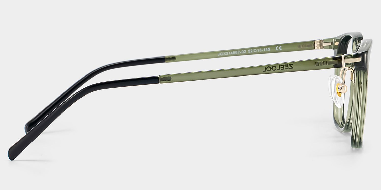 Lily Olive Green Glasses Frames for Women | ZEELOOL4