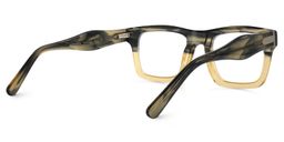 Riley Cameo-Green Rectangle Glasses3