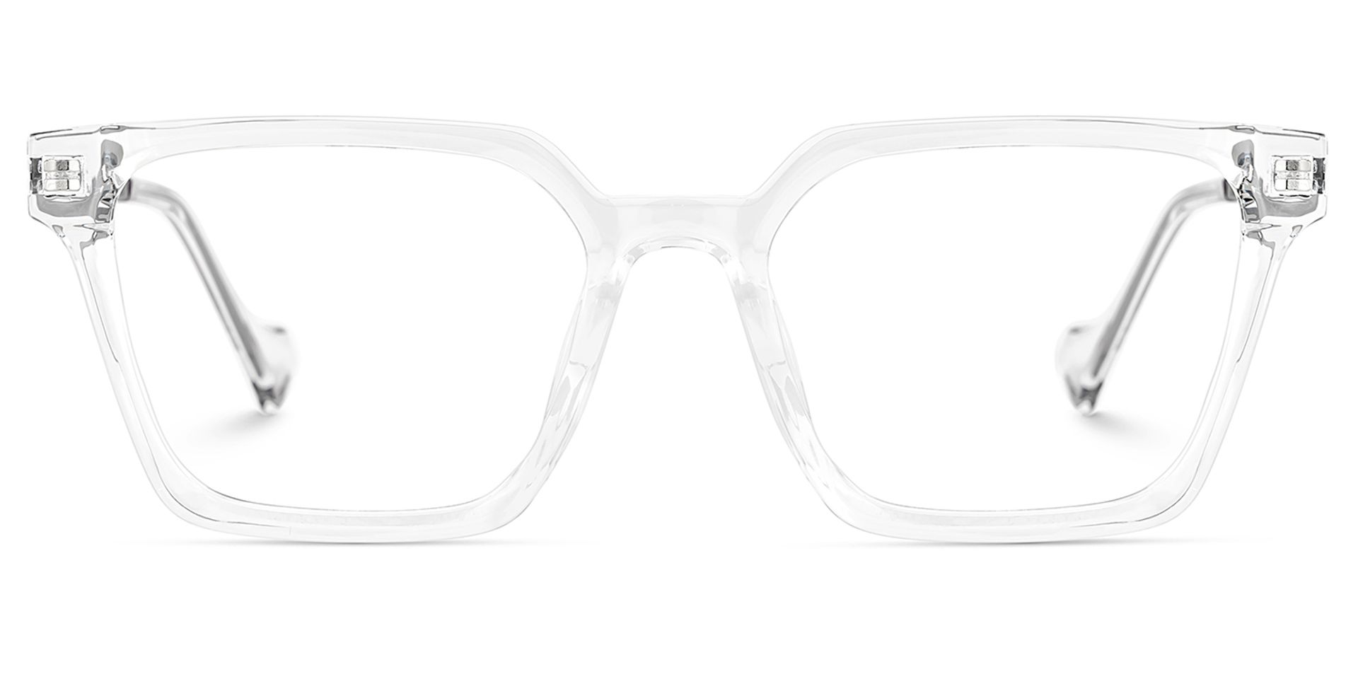 Mabel Eyeglasses in Square Clear Frame | Zeelool1