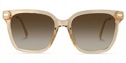 Jacqui Beige Rectangle Sunglasses0