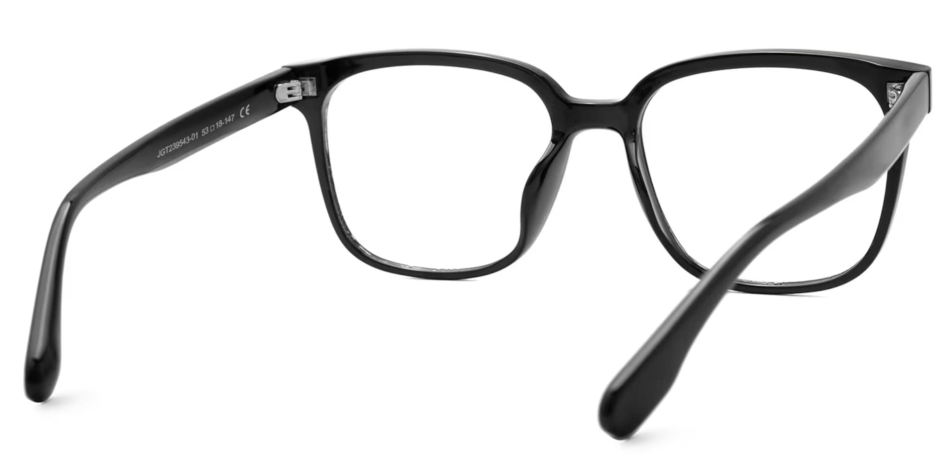 Oglesby Square Blue Light Blocking Glasses Black Frame | Zeelool3