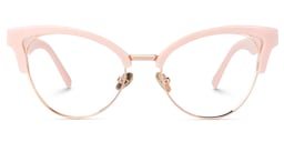 Charlene Browline Pink Glasses0