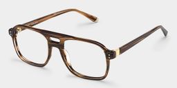 Athena Aviator Brown Glasses5