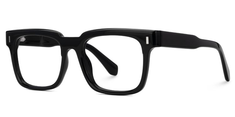 Katia Square Black Glasses