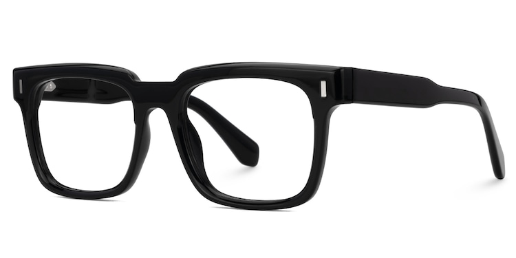 Katia Square Black Glasses