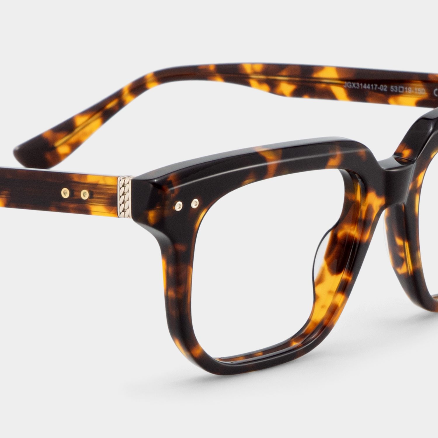Michael Square Tortoise Shell Glasses Frames for Men | ZEELOOL5