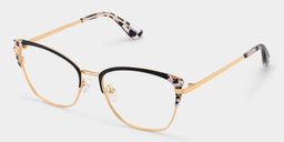 Mariana Black Rectangle Glasses3