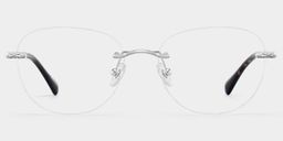 Jennifer Round Silver Glasses0