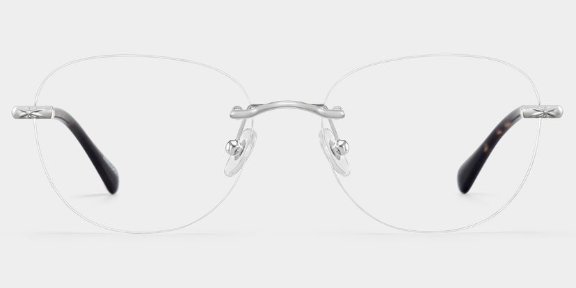 Jennifer Round Silver Glasses