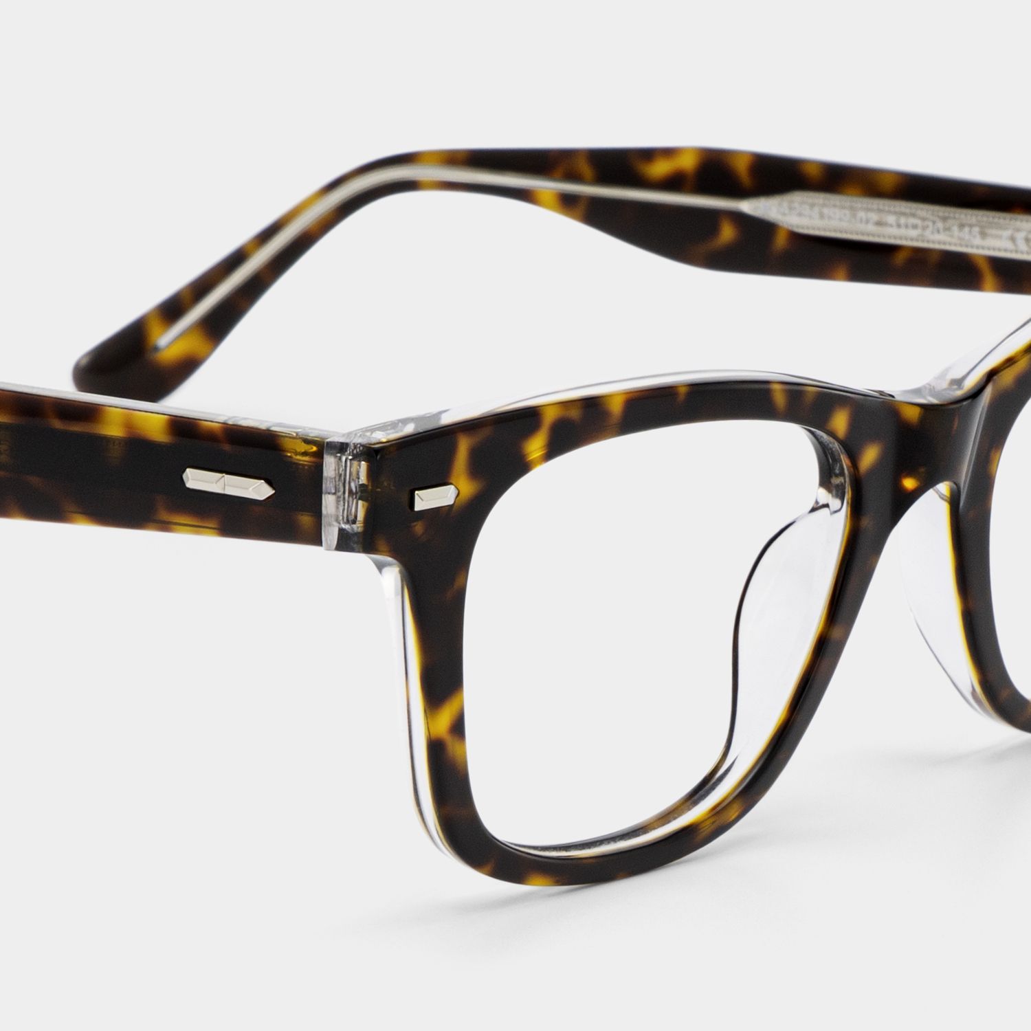 Robert Rectangle Tortoise Frame Glasses | ZEELOOL5