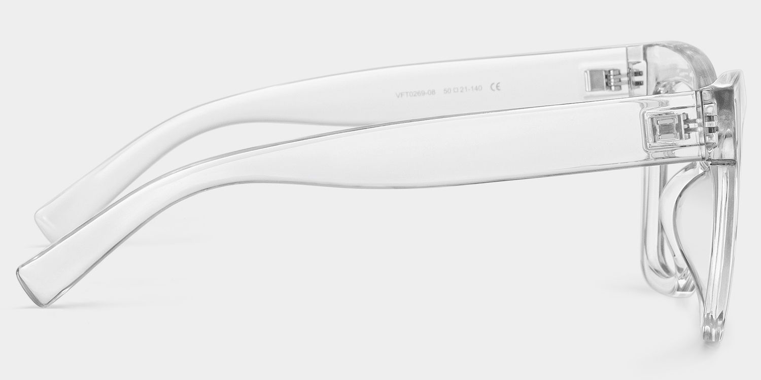 Malcolm Square Clear TR90 Frame Glasses | Zeelool