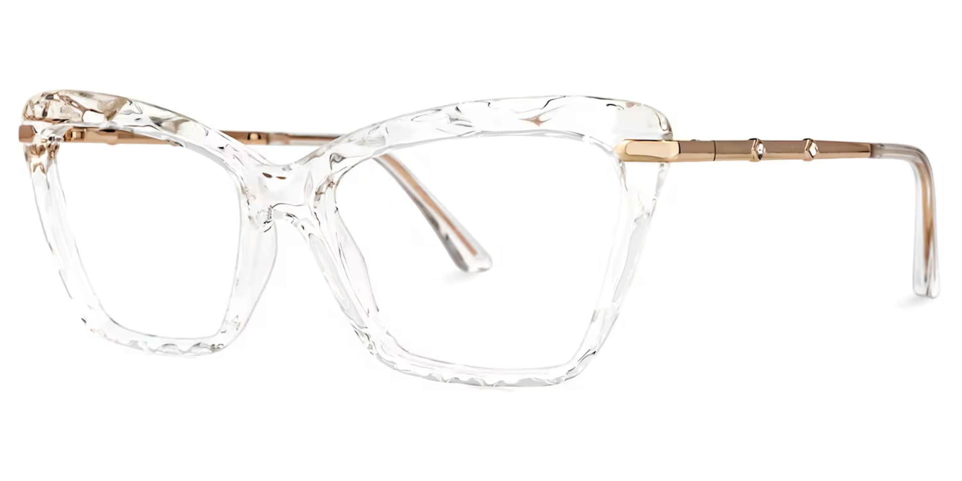 Juliet Crystal Cateye Frame Glasses | Zeelool1