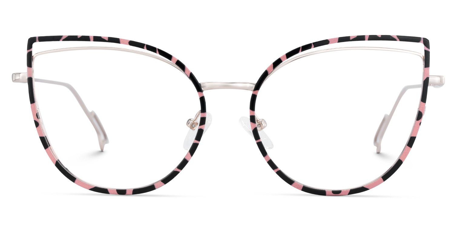 Spivey Cateye Metal Full Frame Eyeglasses | Zeelool0