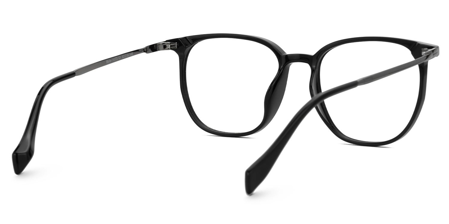 Square Valerye Black Frame Eyeglasses | Zeelool3