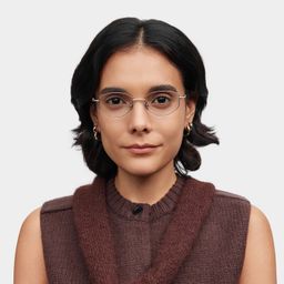 Everett Silver Geometric Glasses0
