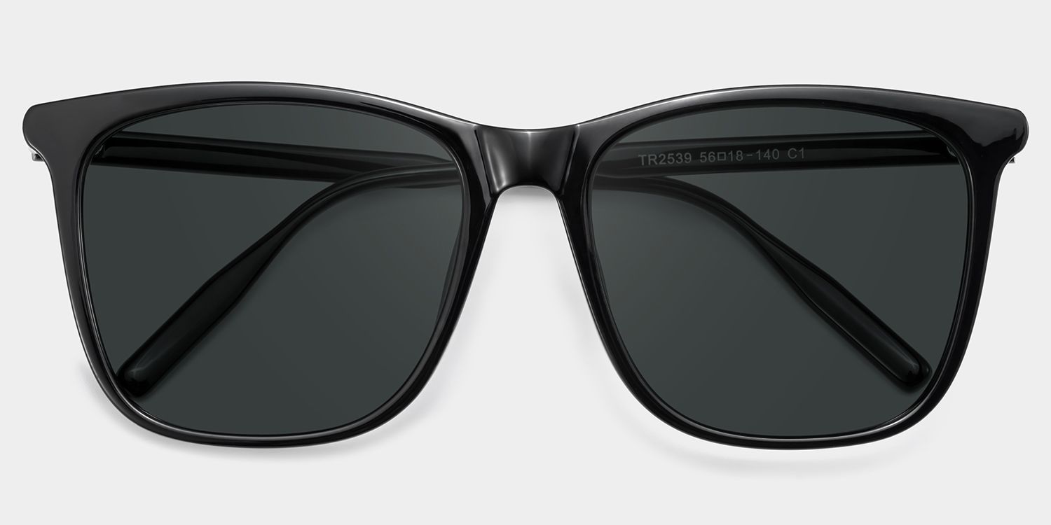 Malika Square Black Frame Sunglasses Online Sale | ZEELOOL2