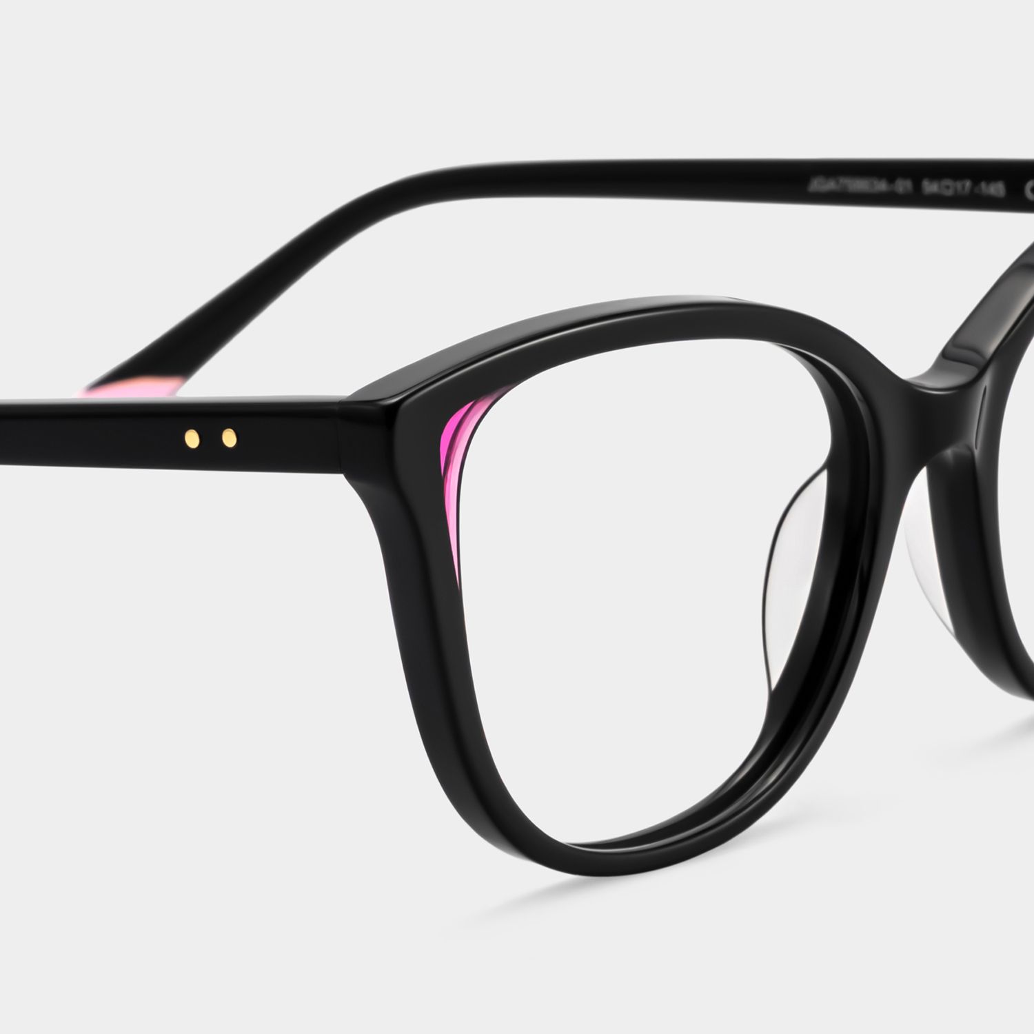 Brady Black Pink Eyeglasses with Butterfly Shape Frame | ZEELOOL4