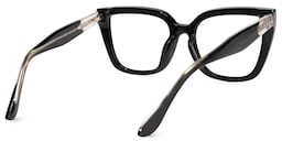 Mirta Square Black Glasses3
