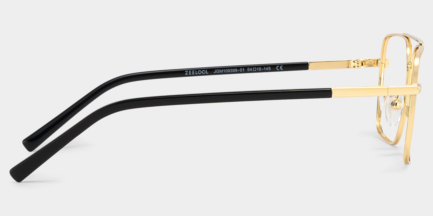 Iris Gold Frame Glasses with Aviator Frame Online | ZEELOOL5