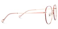 Qusay Round Pink Glasses2