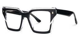 Jhordy Square Black Glasses1