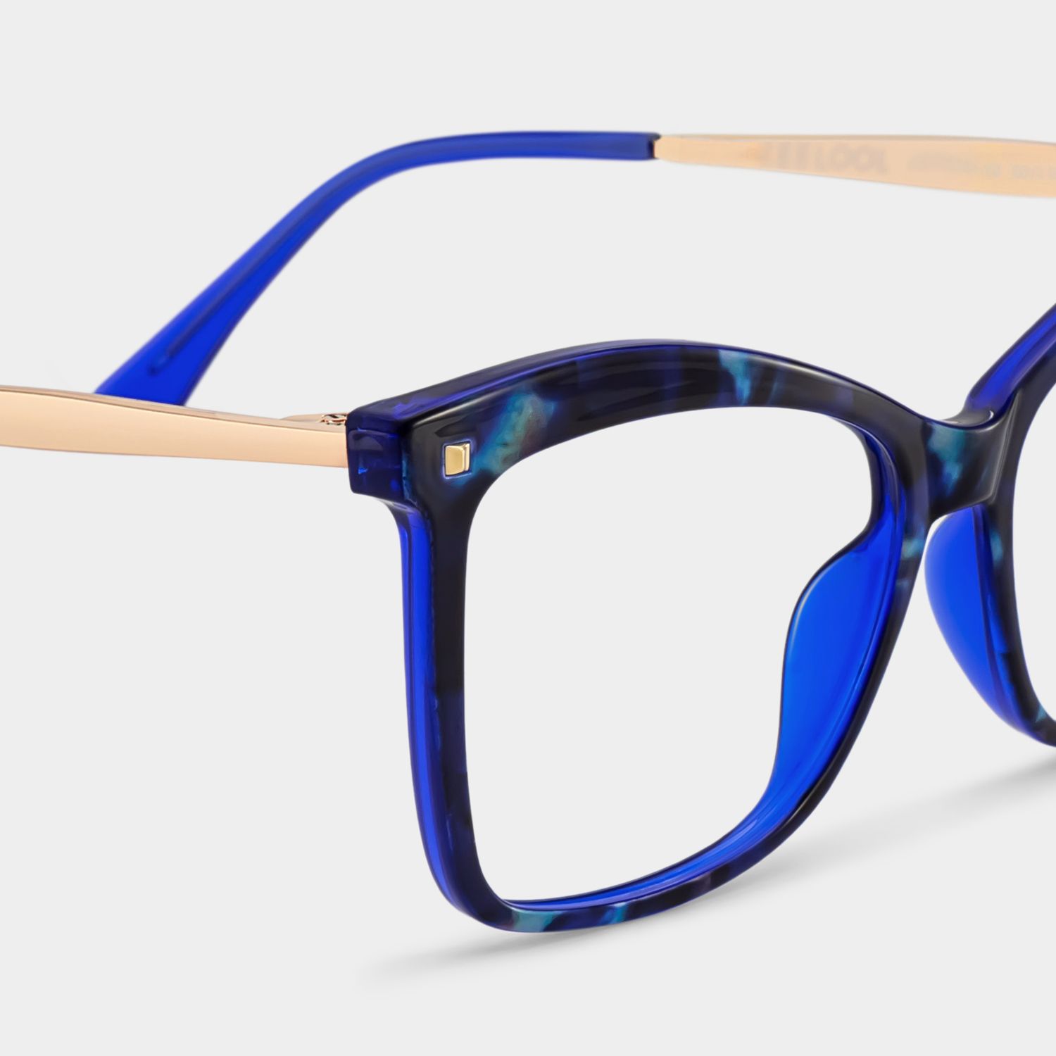 Blue-Tortoise Color for Isaebella Frame Glasses | Zeelool4