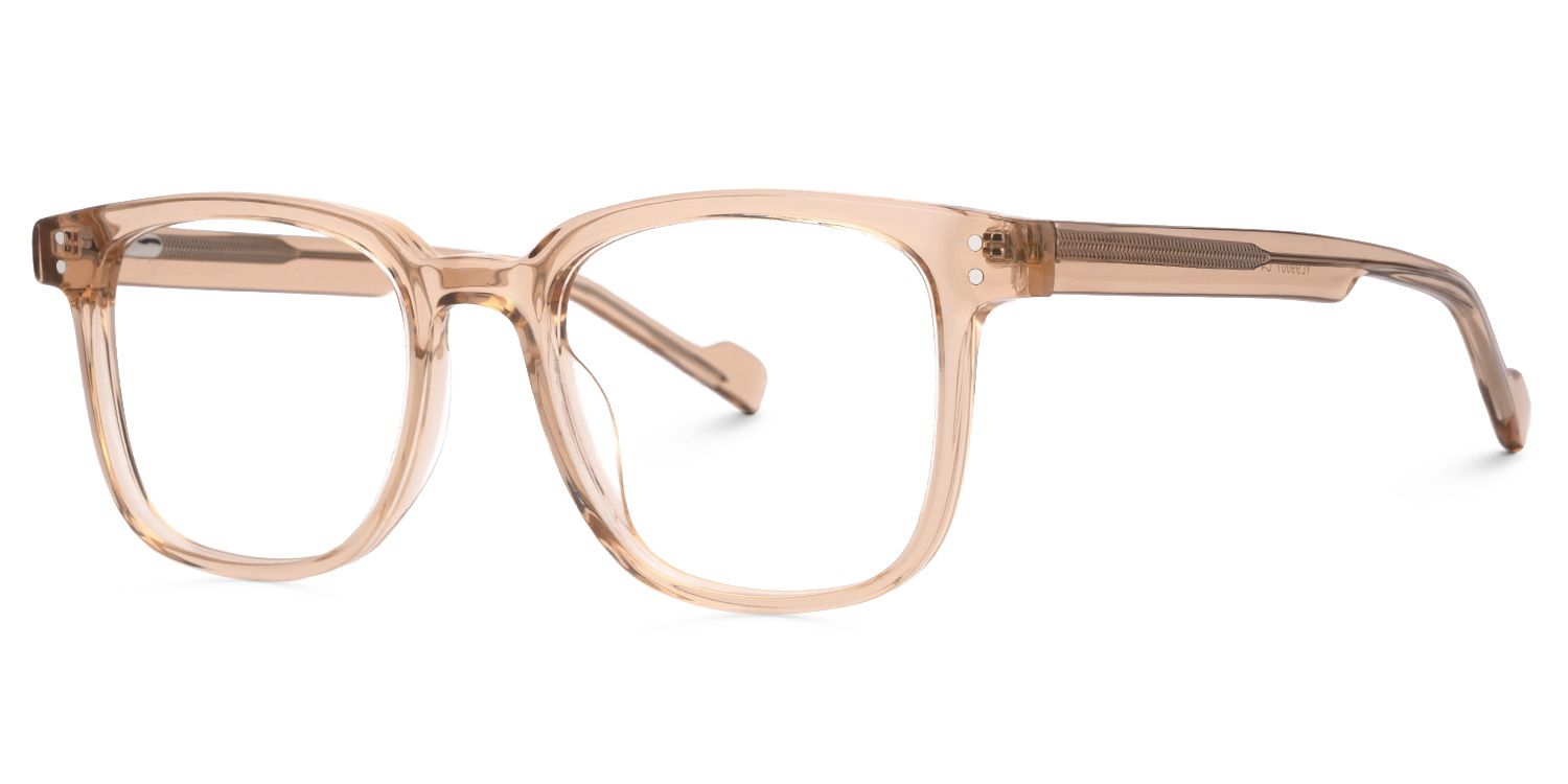 Rectangle Felixe Beige Glasses deals -Zeelool Glasses1