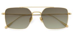Jensen Aviator Gold Sunglasses1