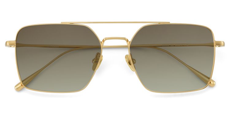Jensen Aviator Gold Sunglasses