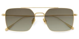 Jensen Aviator Gold Sunglasses1