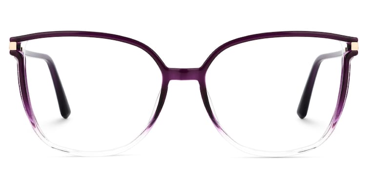 Rodz Square Purple Crystal Glasses