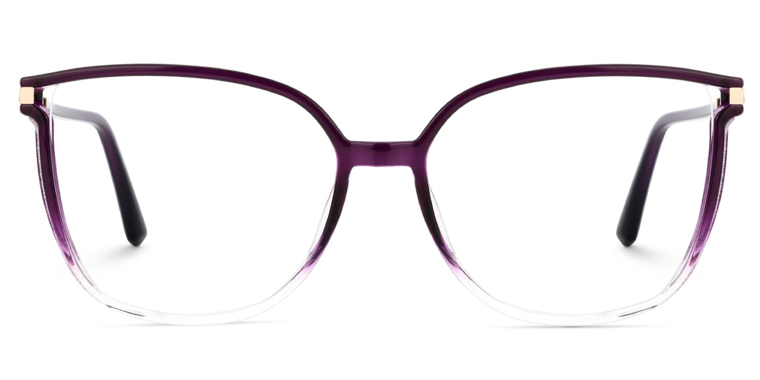 Rodz Square Purple Crystal Glasses