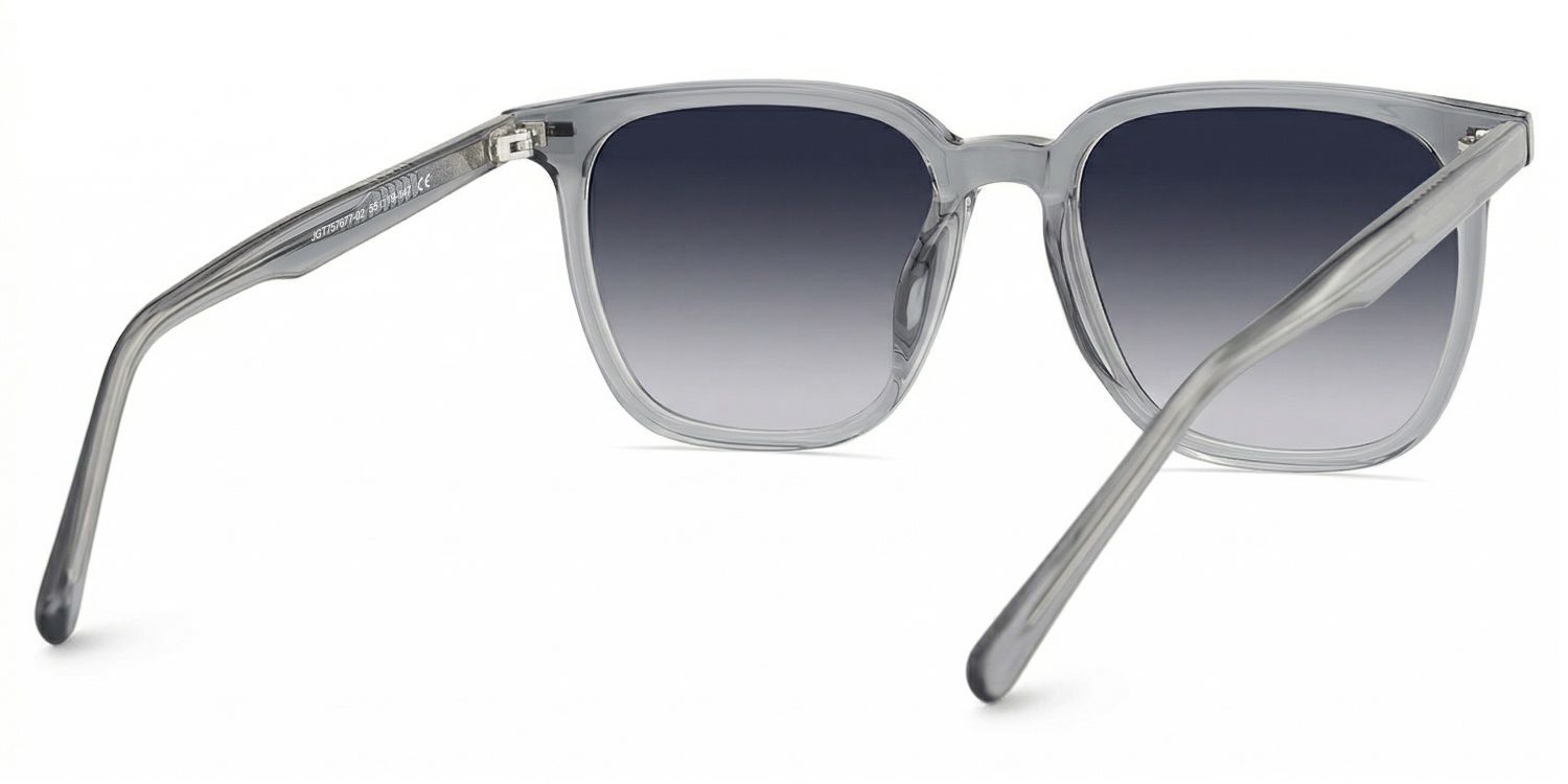 Square Grey Eyeglasses Eliza TR-90 Frame Glasses4