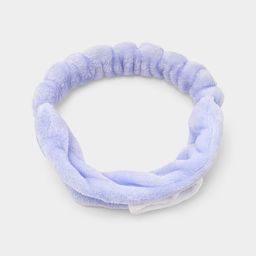 Light BLue Coral Fleece Headband2