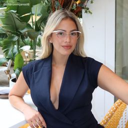 Sydney Cat Eye Gold Glasses5
