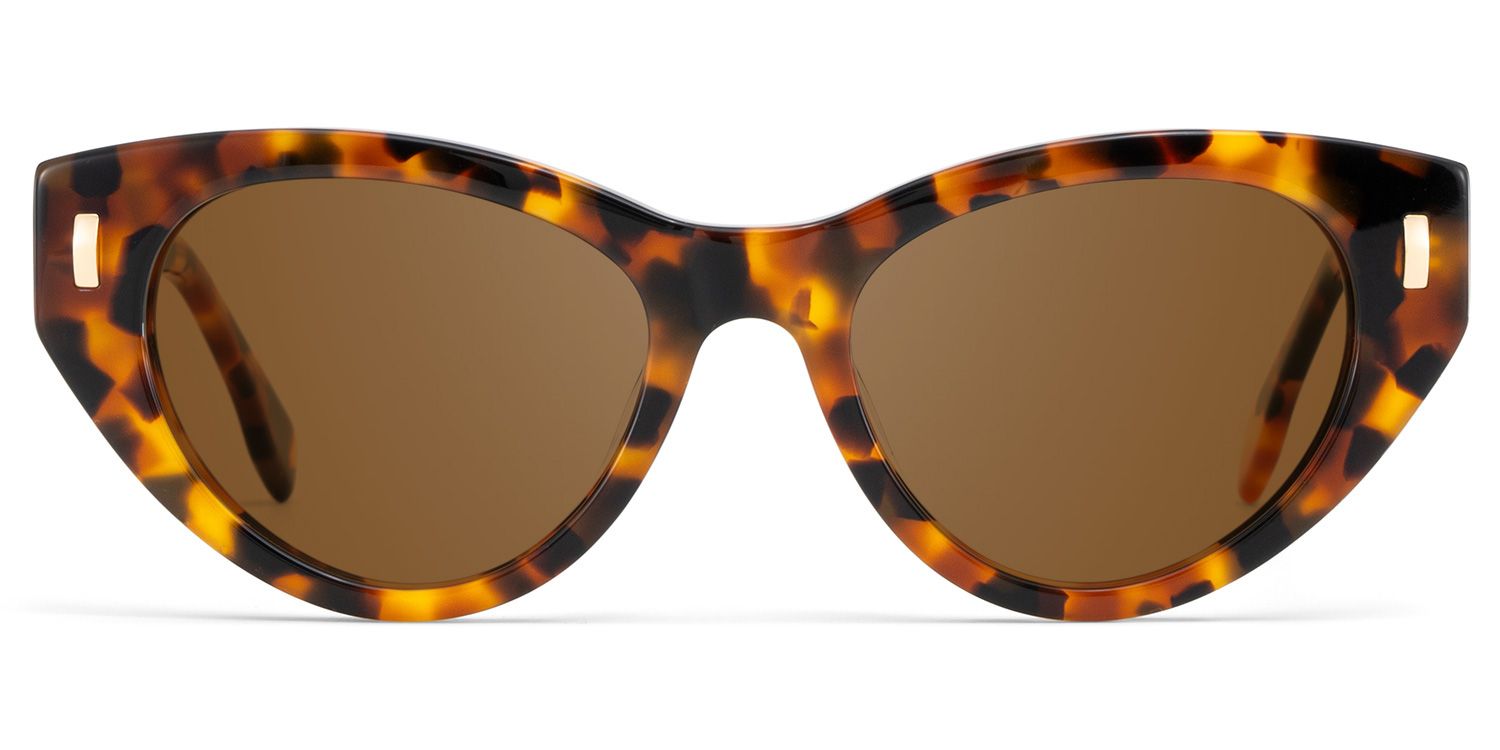 Azura Cat Eye Style Tortoise Frame Sunglasses | ZEELOOL0