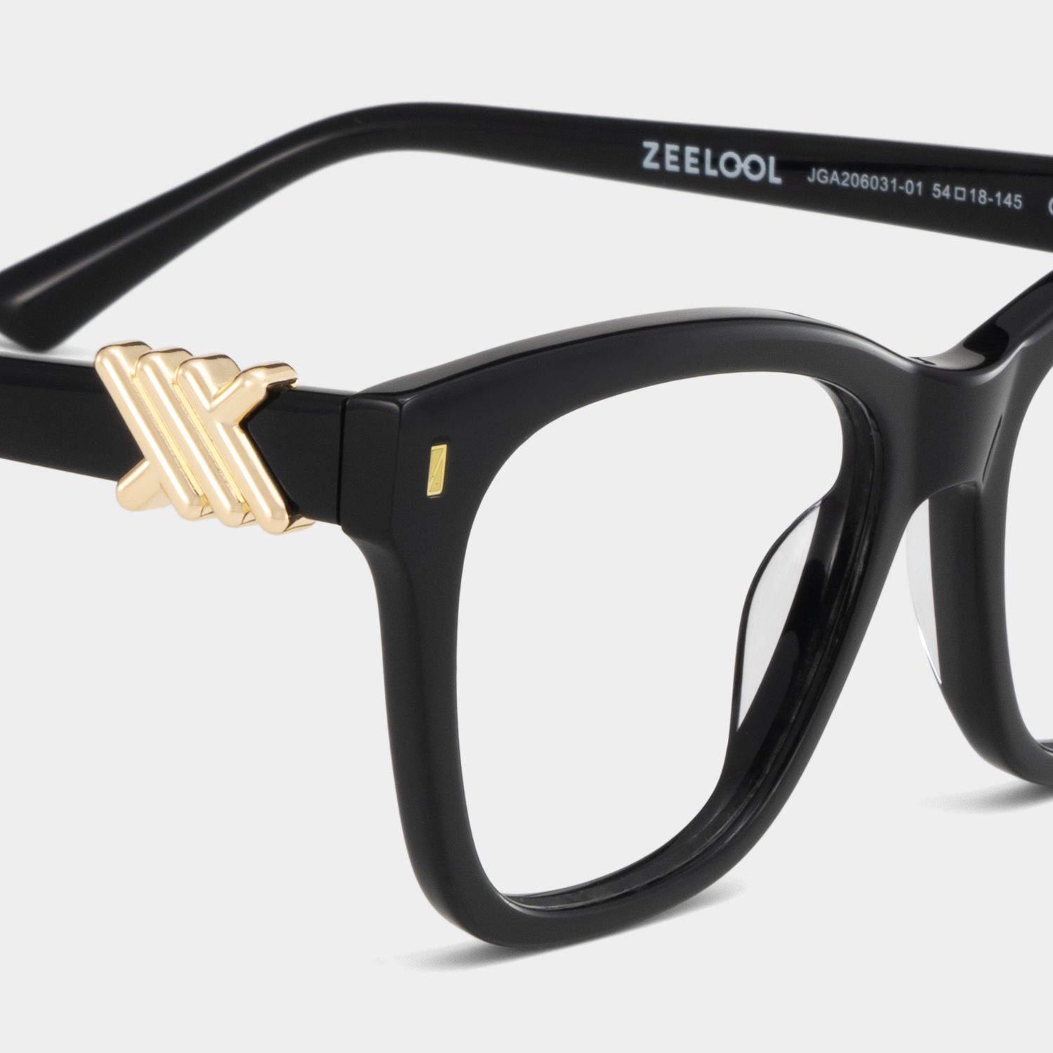 Square Black Eyeglasses- Mae Acetate Frame Glasses5