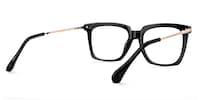 Lythle Rectangle Black Glasses3