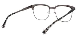 Wren Browline Dark-Gray Glasses4