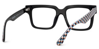 Chrissie Square Black Glasses5