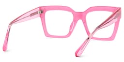 Morreen Square Pink Zebra Glasses3