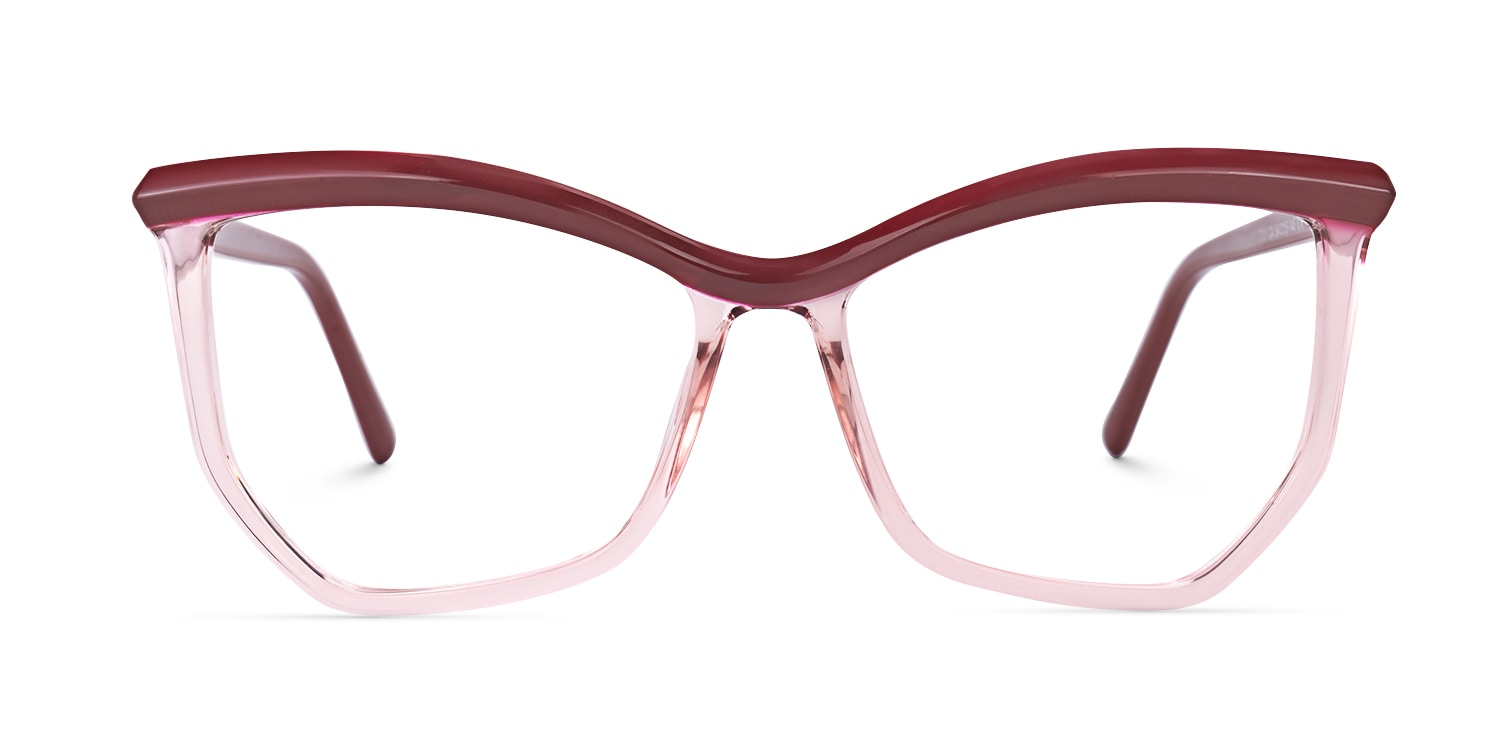 Cateye Tonka Pink Glasses on sale -Zeelool Glasses