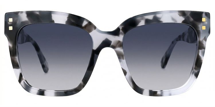 Minguela Gray-Tortoise Square Sunglasses