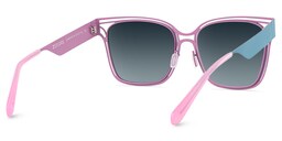 Dacarine Square Pink Blue Sunglasses4