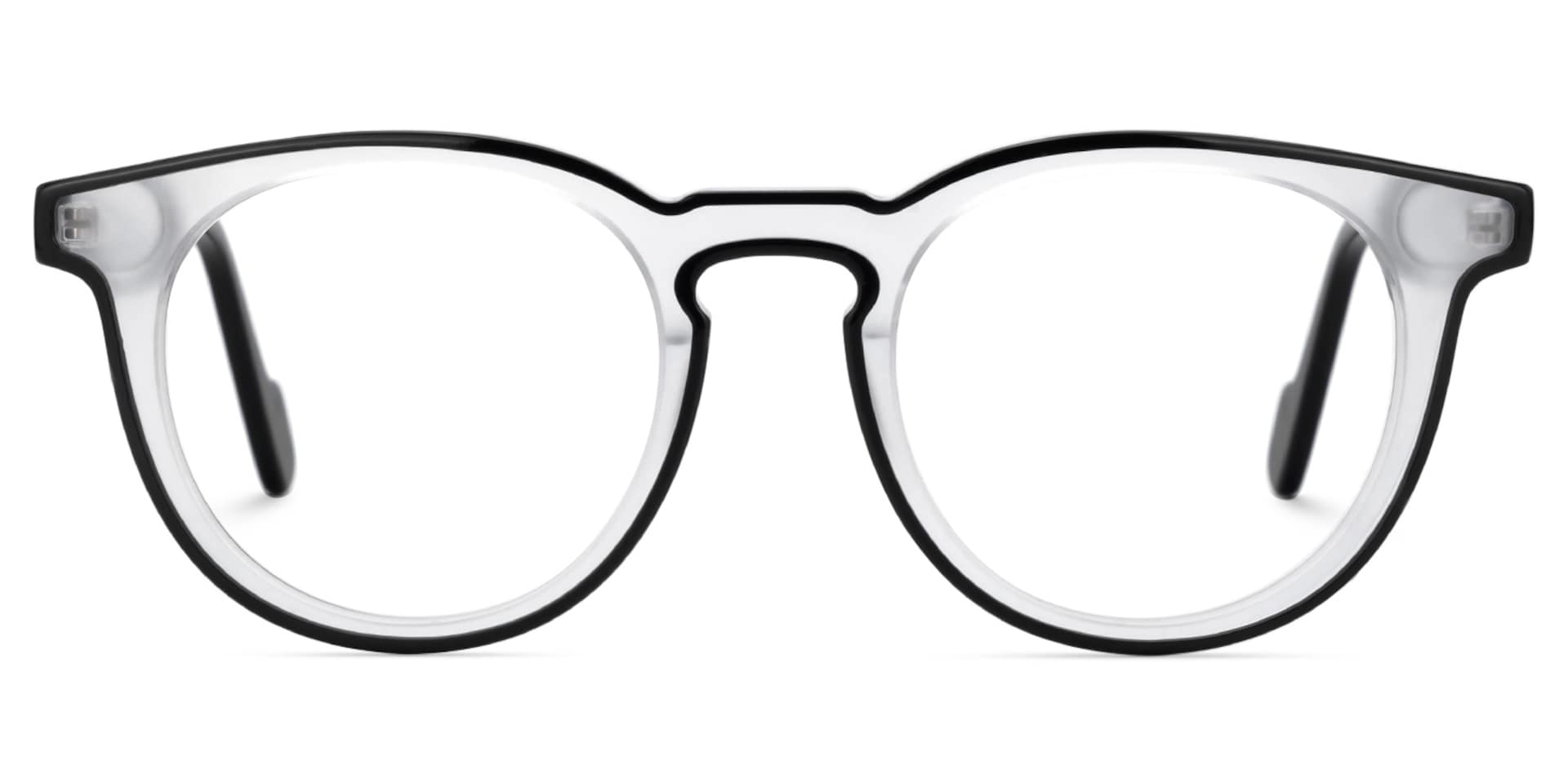 Suzette Eyeglasses in Round Two-Tone Frame | Zeelool0